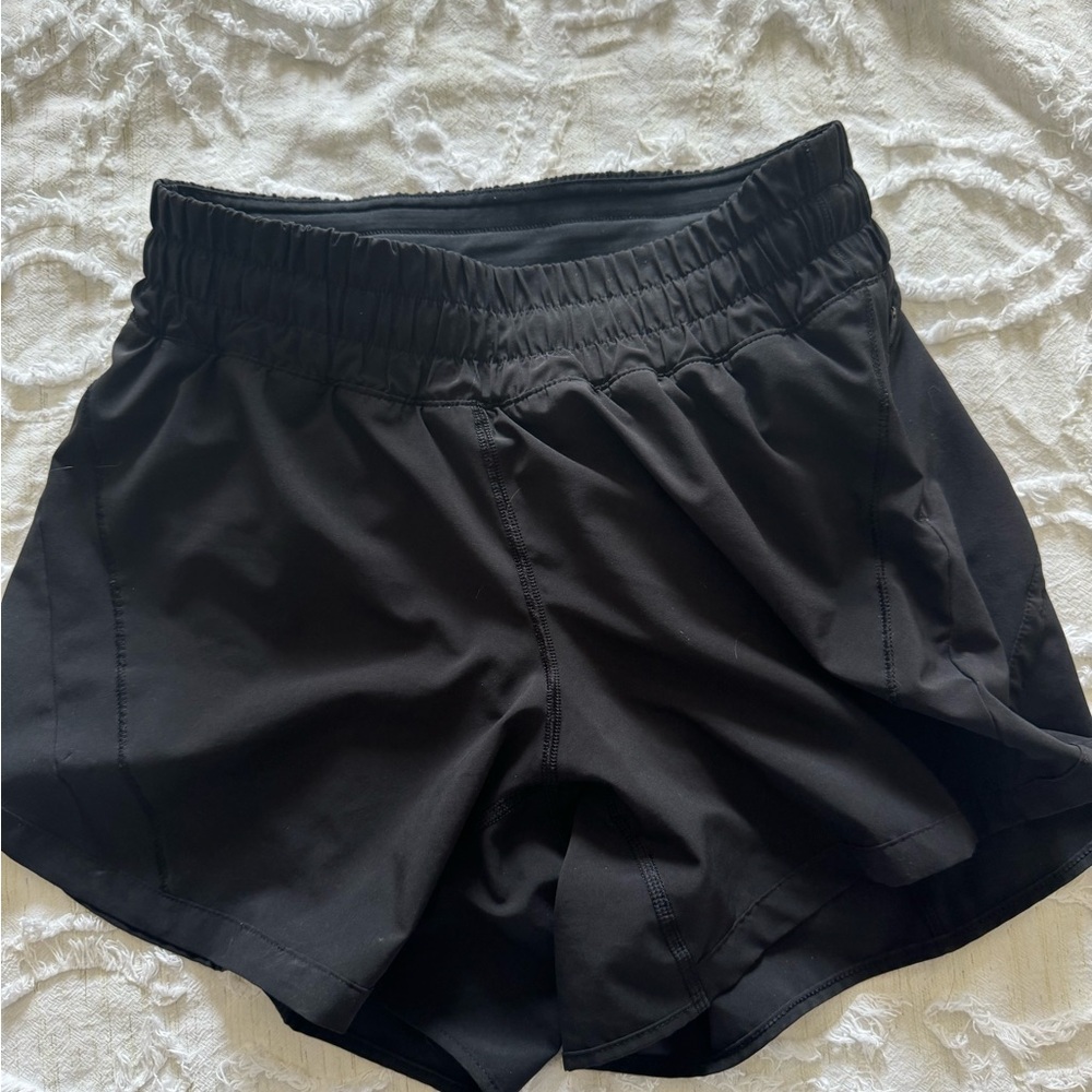 Women's lululemon black Athletic Shorts